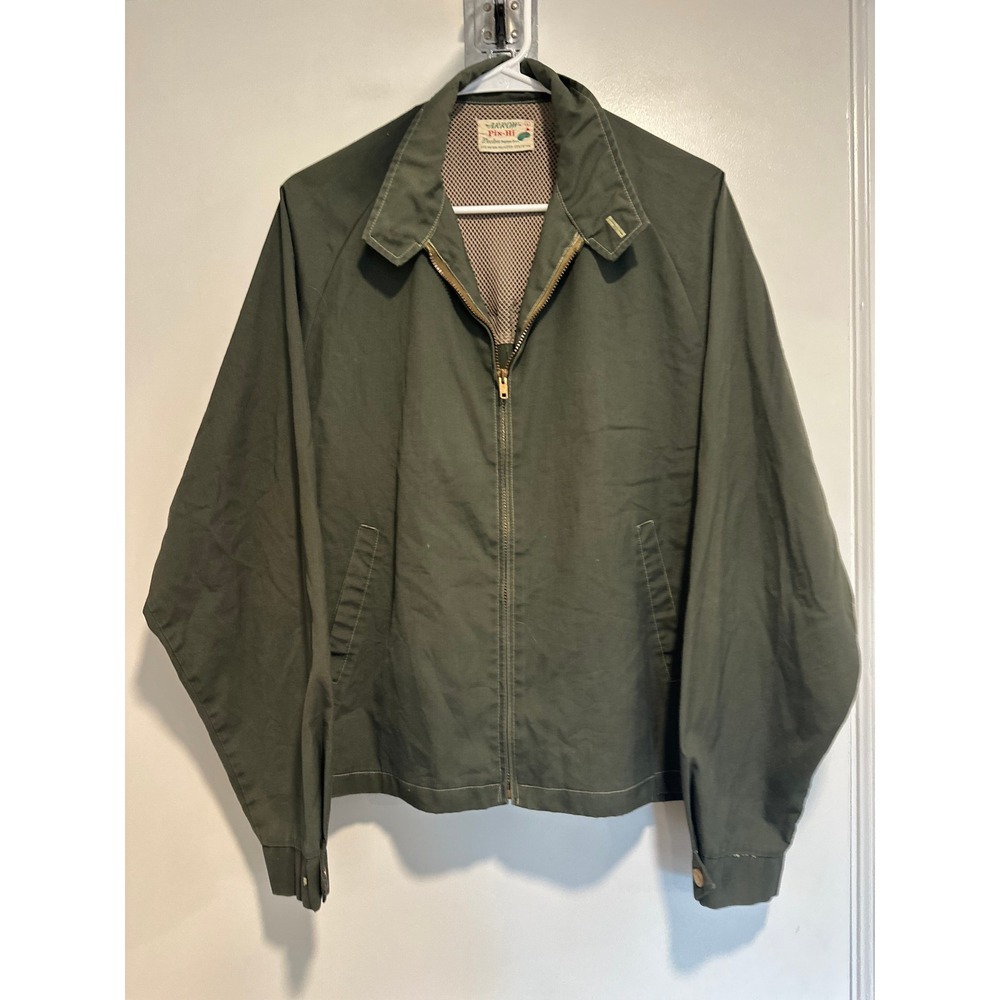 VTG 70s Arrow Harrington Jacket Sz:L bomber retro gorpcore boxy lightweight